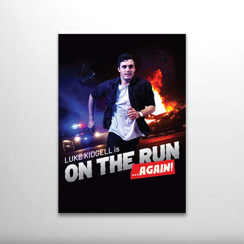 ON THE RUN AGAIN SIGNED A3 POSTER